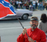 Greg with Battle Flag